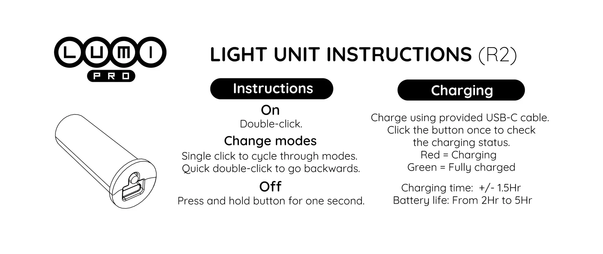 Lumi Pro  LED Palm Light (pair) - Image 3